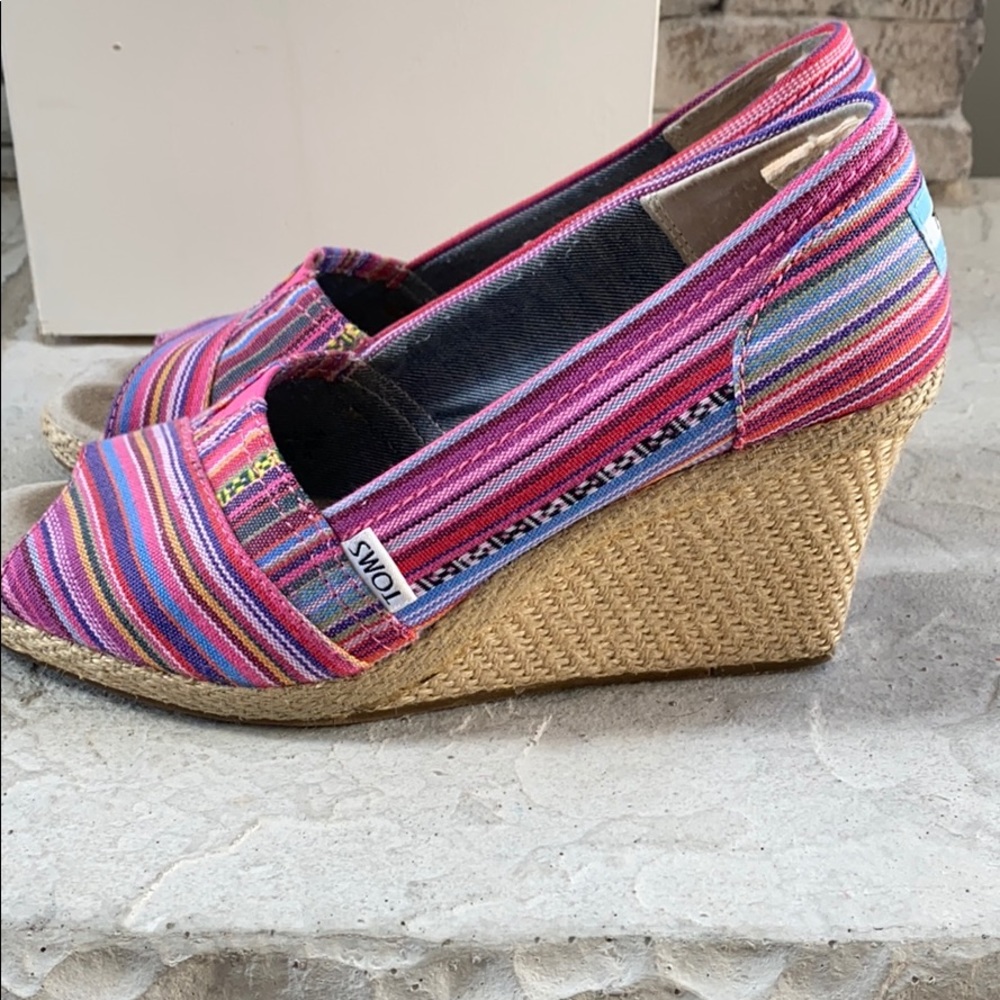 Tom’s Classic Espadrille Wedge
